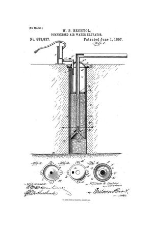 Primary view of object titled 'Compressed-Air Water Elevator.'.