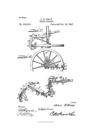Primary view of object titled 'Wheel-Scraper.'.