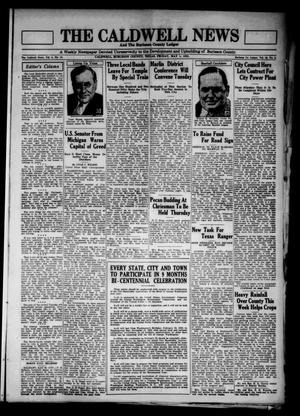The Caldwell News and The Burleson County Ledger (Caldwell, Tex.), Vol. 46, No. 5, Ed. 1 Friday, May 1, 1931
