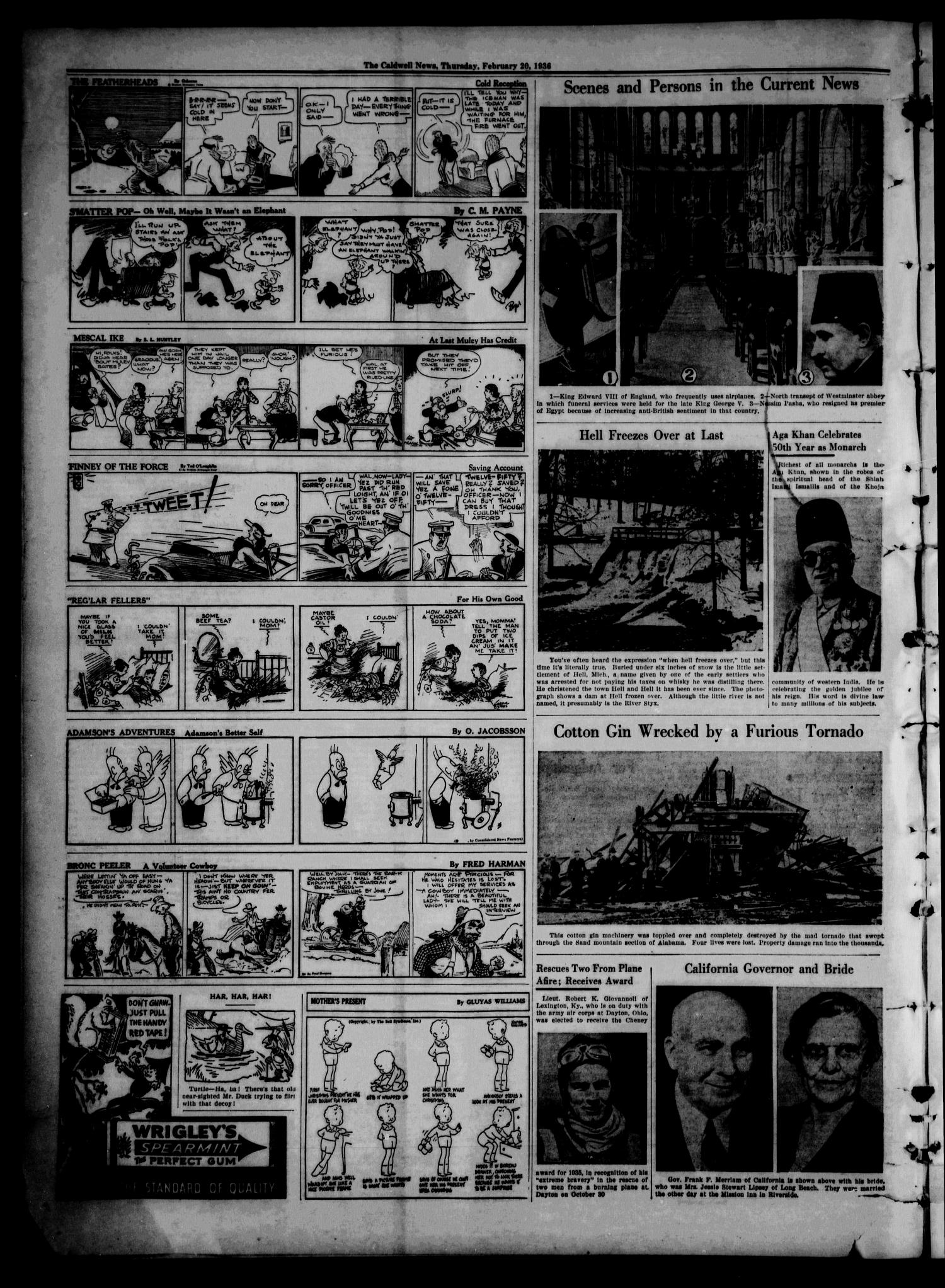 The Caldwell News and The Burleson County Ledger (Caldwell, Tex.), Vol. 50, No. 47, Ed. 1 Thursday, February 20, 1936
                                                
                                                    [Sequence #]: 2 of 10
                                                