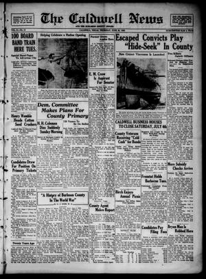 Primary view of The Caldwell News and The Burleson County Ledger (Caldwell, Tex.), Vol. 51, No. 13, Ed. 1 Thursday, June 25, 1936