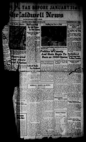 The Caldwell News and The Burleson County Ledger (Caldwell, Tex.), Vol. 52, No. 40, Ed. 1 Thursday, January 6, 1938