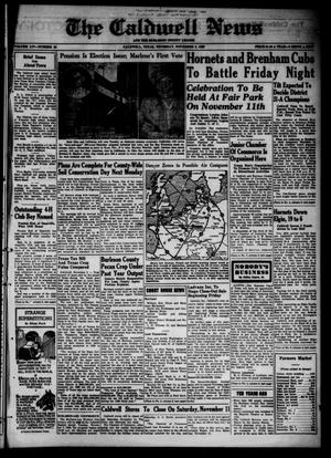 The Caldwell News and The Burleson County Ledger (Caldwell, Tex.), Vol. 54, No. 30, Ed. 1 Thursday, November 2, 1939