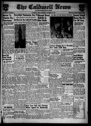 The Caldwell News and The Burleson County Ledger (Caldwell, Tex.), Vol. 54, No. 33, Ed. 1 Thursday, November 23, 1939