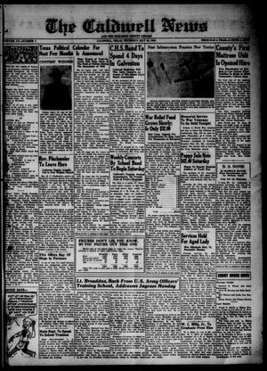 The Caldwell News and The Burleson County Ledger (Caldwell, Tex.), Vol. 55, No. 7, Ed. 1 Thursday, May 30, 1940