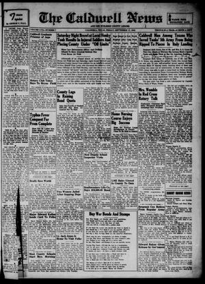 The Caldwell News and The Burleson County Ledger (Caldwell, Tex.), Vol. 57, No. 7, Ed. 1 Friday, September 17, 1943