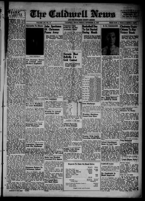 The Caldwell News and The Burleson County Ledger (Caldwell, Tex.), Vol. 59, No. 19, Ed. 1 Friday, November 16, 1945