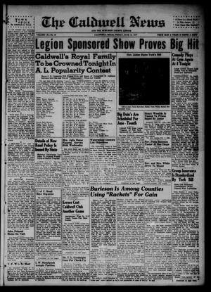 Primary view of object titled 'The Caldwell News and The Burleson County Ledger (Caldwell, Tex.), Vol. 60, No. 47, Ed. 1 Friday, June 13, 1947'.