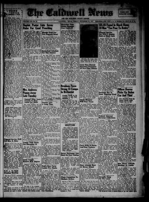 Primary view of The Caldwell News and The Burleson County Ledger (Caldwell, Tex.), Vol. 61, No. 19, Ed. 1 Friday, November 28, 1947