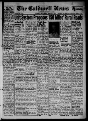 Primary view of object titled 'The Caldwell News and The Burleson County Ledger (Caldwell, Tex.), Vol. 61, No. 28, Ed. 1 Friday, February 6, 1948'.