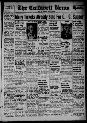 The Caldwell News and The Burleson County Ledger (Caldwell, Tex.), Vol. 61, No. 41, Ed. 1 Friday, May 7, 1948
