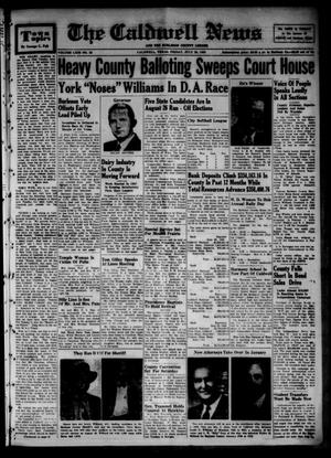 The Caldwell News and The Burleson County Ledger (Caldwell, Tex.), Vol. 63, No. 52, Ed. 1 Friday, July 28, 1950
