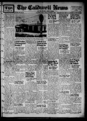 The Caldwell News and The Burleson County Ledger (Caldwell, Tex.), Vol. 64, No. 13, Ed. 1 Friday, October 27, 1950
