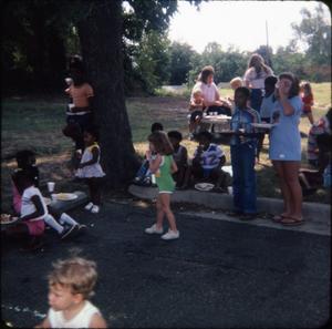 [Children at a Library Picnic]