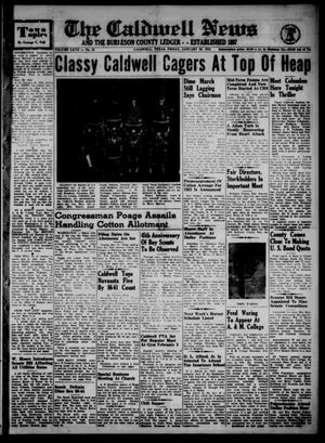 The Caldwell News and The Burleson County Ledger (Caldwell, Tex.), Vol. 67, No. 25, Ed. 1 Friday, January 28, 1955