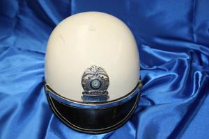 [Image of an earlier APD motorcycle helmet]