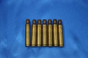 [Image of seven shell casings]