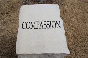 [Heroes' Park "Compassion" character trait of a hero stone]