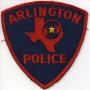 Photograph: [APD patch. Non-supervisor patch with red lettering and red trim]