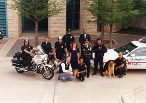 [Arlington Police Department all divisions group photo, ca. 1999]
