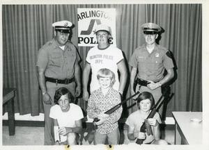 [APD program teaching gun safety to children. Award winners 1970s]