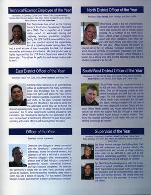 Primary view of object titled '[Arlington Police Department Annual Awards Ceremony program, 2009, page 3]'.
