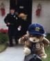 Thumbnail image of item number 1 in: '[Arlington Police Chaplain Harold Elliott's "Cop Bear" on his mailbox]'.
