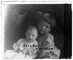 Primary view of object titled '[Young Holland Children]'.