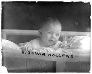 Primary view of object titled '[Portrait of Virginia Holland]'.
