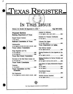 Texas Register, Volume 19, Number 65, Pages 6871-6945, September 2, 1994