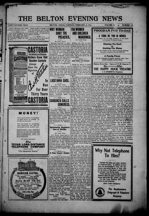 The Belton Evening News. (Belton, Tex.), Vol. 32, No. 118, Ed. 1 Tuesday, February 8, 1916