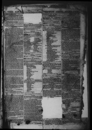 Primary view of object titled 'The Civilian and Galveston City Gazette. (Galveston, Tex.), Ed. 1 Wednesday, May 10, 1843'.