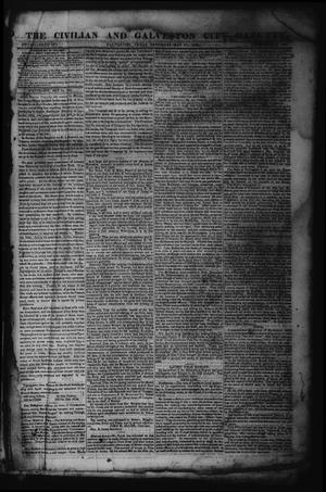 The Civilian and Galveston City Gazette. (Galveston, Tex.), Ed. 1 Saturday, May 27, 1843