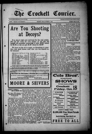 The Crockett Courier (Crockett, Tex.), Vol. 23, No. 38, Ed. 1 Thursday, October 17, 1912