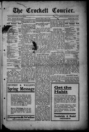 The Crockett Courier (Crockett, Tex.), Vol. 24, No. 12, Ed. 1 Thursday, April 17, 1913