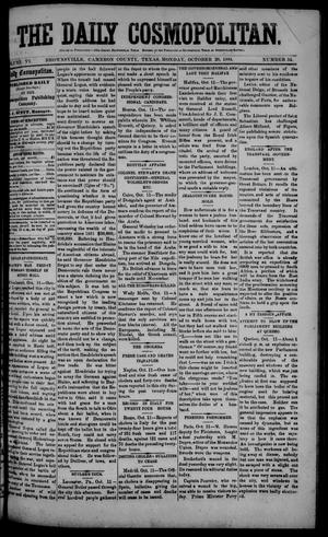 The Daily Cosmopolitan (Brownsville, Tex.), Vol. 6, No. 54, Ed. 1 Monday, October 20, 1884