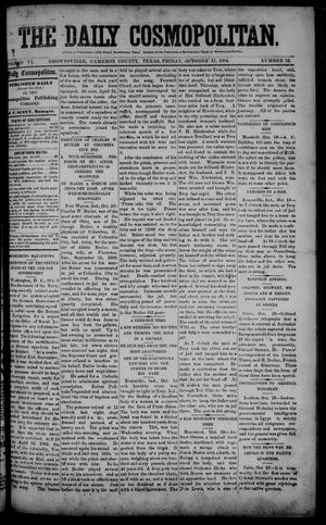 The Daily Cosmopolitan (Brownsville, Tex.), Vol. 6, No. 52, Ed. 1 Friday, October 17, 1884