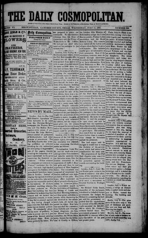 The Daily Cosmopolitan (Brownsville, Tex.), Vol. 6, No. 280, Ed. 1 Wednesday, July 15, 1885