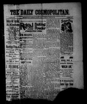 Primary view of object titled 'The Daily Cosmopolitan (Brownsville, Tex.), Vol. 14, No. 248, Ed. 1 Thursday, June 23, 1892'.