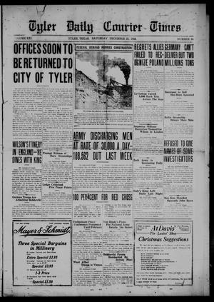 The Tyler Daily Courier-Times. (Tyler, Tex.), Vol. 21, No. 94, Ed. 1 Saturday, December 21, 1918