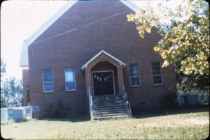 Primary view of object titled '[Antioch Baptist Church in Harrison County]'.