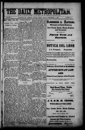 The Daily Metropolitan (Brownsville, Tex.), Vol. 1, No. 17, Ed. 1 Friday, September 8, 1893