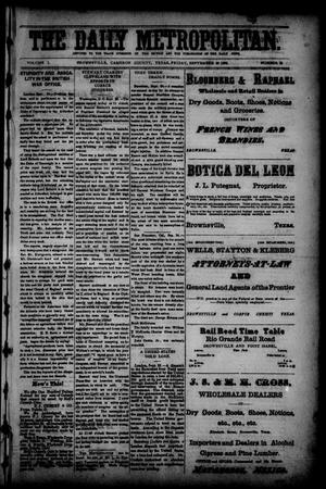 The Daily Metropolitan (Brownsville, Tex.), Vol. 1, No. 35, Ed. 1 Friday, September 29, 1893