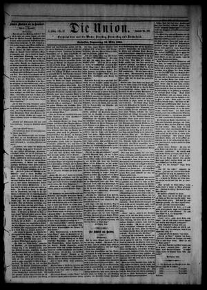 Die Union (Galveston, Tex.), Vol. 8, No. 63, Ed. 1 Thursday, March 22, 1866