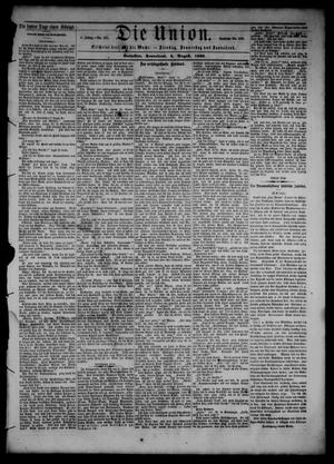 Die Union (Galveston, Tex.), Vol. 8, No. 121, Ed. 1 Saturday, August 4, 1866