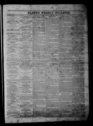 Primary view of object titled 'Flake's Weekly Bulletin. (Galveston, Tex.), Vol. 3, No. 39, Ed. 1 Wednesday, November 29, 1865'.