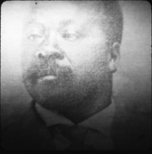 Primary view of object titled '[African-American Man in Harrison County]'.