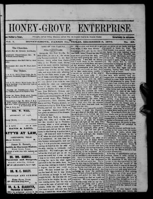 Honey-Grove Enterprise (Honey Grove, Tex.), Vol. 1, No. 25, Ed. 1 Saturday, December 3, 1870