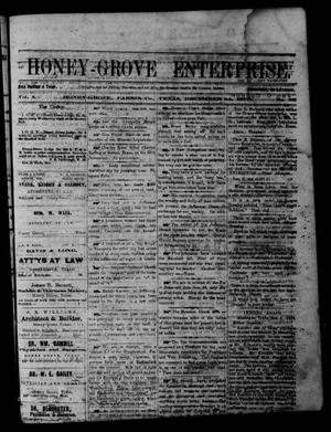Honey-Grove Enterprise (Honey Grove, Tex.), Vol. 1, No. 28, Ed. 1 Saturday, December 24, 1870
