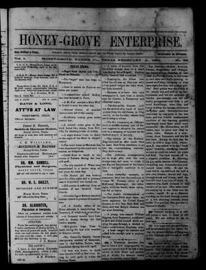 Honey-Grove Enterprise (Honey Grove, Tex.), Vol. 1, No. 33, Ed. 1 Saturday, February 11, 1871
